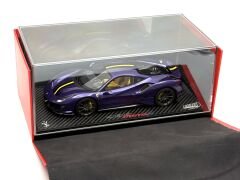 1:18 Ferrari 488 Pista Viola Al Humad Limited 148 pcs. - BBR Model