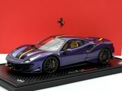 1:18 Ferrari 488 Pista Viola Al Humad Limited 148 pcs. - BBR Model
