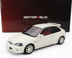 1:18 Honda Civic Type R EK9 Championship White 1999 - Motorhelix