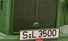 1:18 Mercedes-Benz L3500 Truck Flatbed/Plane 1950 - Schuco