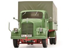 1:18 Mercedes-Benz L3500 Truck Flatbed/Plane 1950 - Schuco