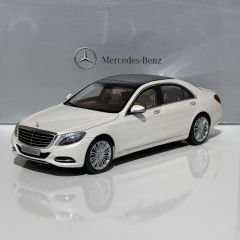 1:18 Mercedes-Benz S Class W222 Diamond White - Norev Dealer