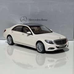 1:18 Mercedes-Benz S Class W222 Diamond White - Norev Dealer