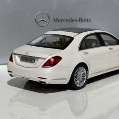 1:18 Mercedes-Benz S Class W222 Diamond White - Norev Dealer