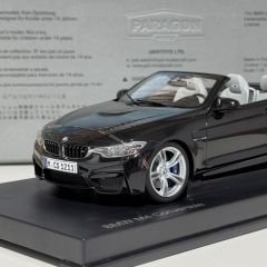 1:18 BMW M4 F83 Cabrio Sapphire Black 2014 - Paragon