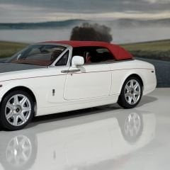 1:18 Rolls Royce Phantom Drophead Coupe English White - Kyosho