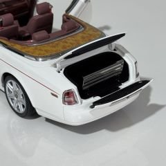 1:18 Rolls Royce Phantom Drophead Coupe English White - Kyosho
