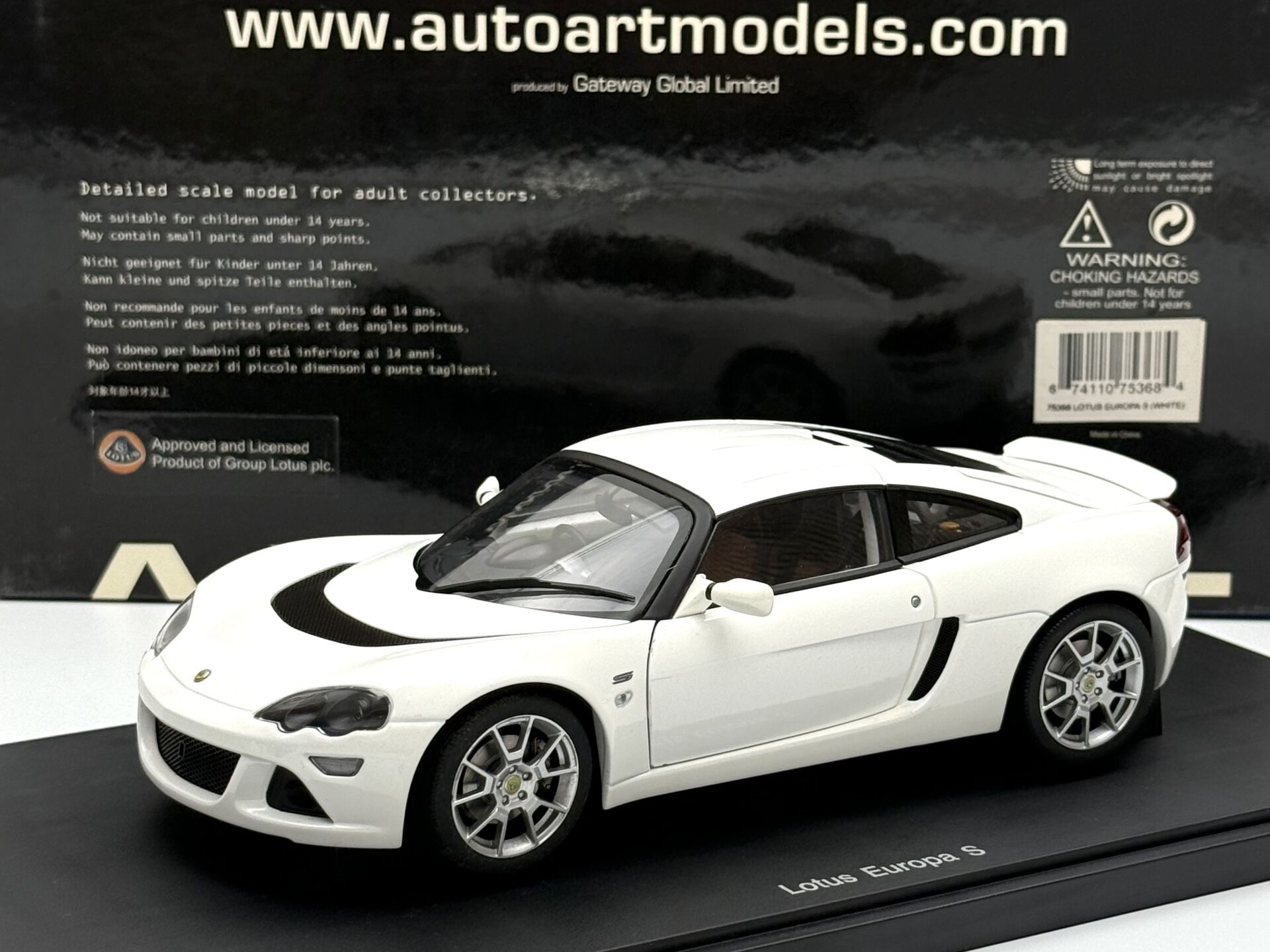 1:18 Lotus Europa S White 2006 - Autoart