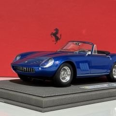 1:18 Ferrari 275 GTS/4 Steve McQueen 1967 Blue Met - BBR Models