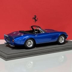 1:18 Ferrari 275 GTS/4 Steve McQueen 1967 Blue Met - BBR Models
