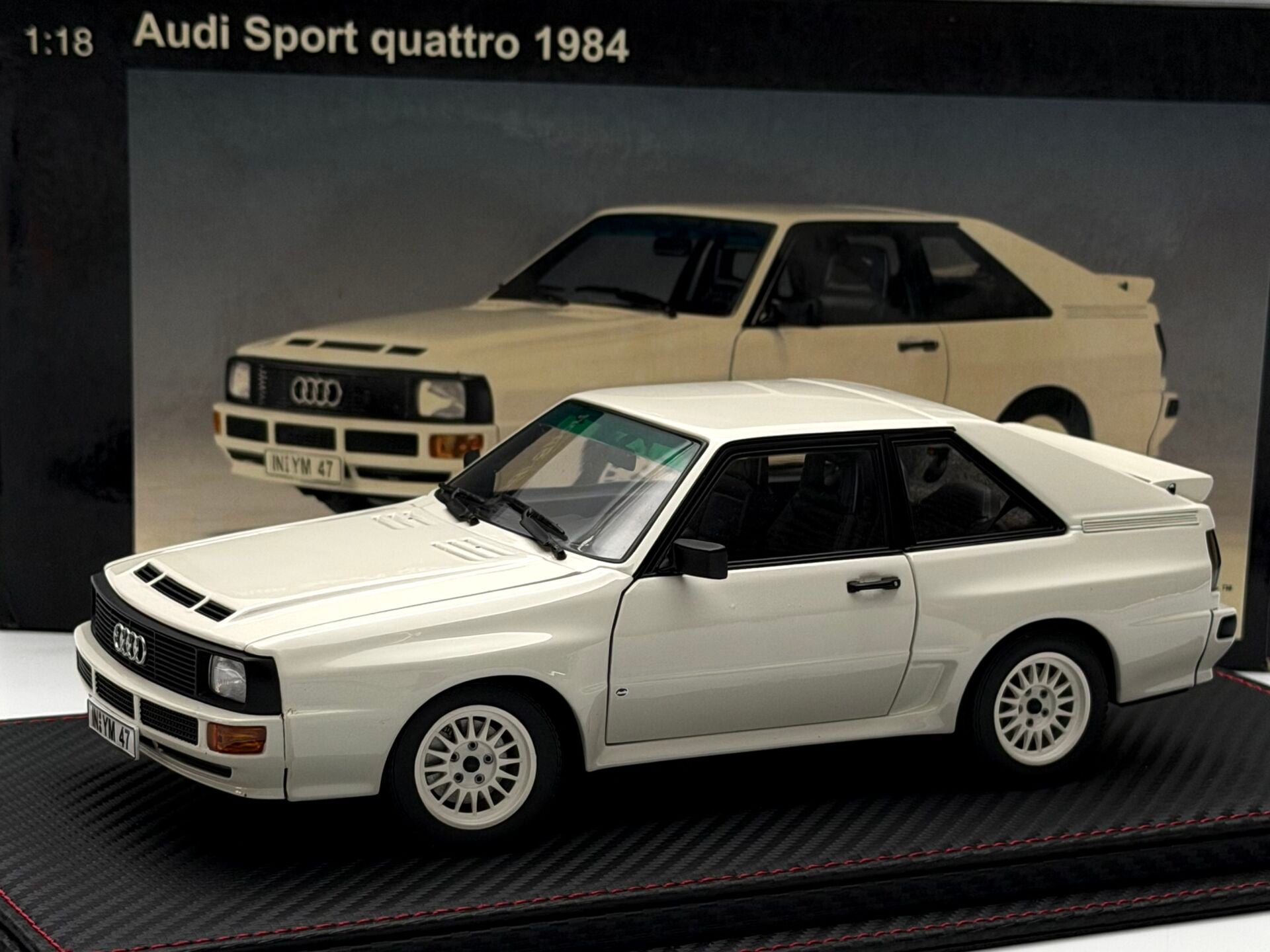 1:18 Audi Sport Quattro SWB 1984 White - Autoart