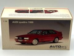 1:18 Audi Quattro LWB Street Car 1988 Tizian Red 70304 - Autoart