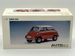 1:18 BMW 600 Microcar 1957 Japan Red / Grey 70641 - Autoart