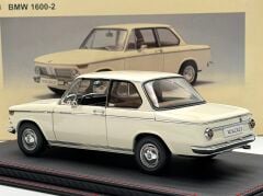 1:18 BMW 1600-2 Chamonix White 1966 - Autoart