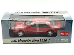 1:18 Mercedes-Benz E Class E320 Avantgarde W210 Red- SunStar