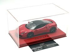 1:18 Ferrari 488 GTB Geneve Auto Show Rosso Corsa - BBR DeLuxe