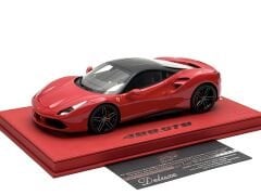 1:18 Ferrari 488 GTB Geneve Auto Show Rosso Corsa - BBR DeLuxe
