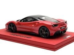 1:18 Ferrari 488 GTB Geneve Auto Show Rosso Corsa - BBR DeLuxe