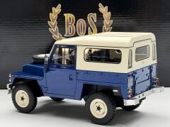 1:18 Land Rover Lightweight Series III Dark Blue 1973 - BOS Model