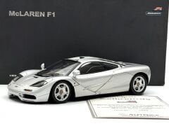 1:18 McLaren F1 Short Tail Road Car Magnesium Silver 76001 - Autoart