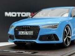 1:18 AUDI RS7 Sportback Performance Baby Blue 99 Limited - Motorhelix
