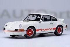 1:18 Porsche Carrera RS 2.7 Grand Prix White/Red 1973 - Autoart