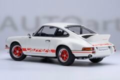 1:18 Porsche Carrera RS 2.7 Grand Prix White/Red 1973 - Autoart
