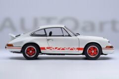 1:18 Porsche Carrera RS 2.7 Grand Prix White/Red 1973 - Autoart