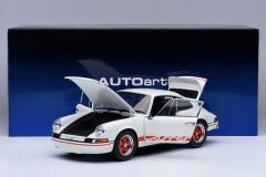 1:18 Porsche Carrera RS 2.7 Grand Prix White/Red 1973 - Autoart