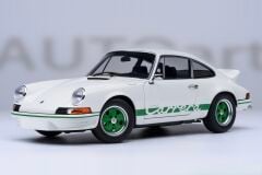 1:18 Porsche Carrera RS 2.7 Grand Prix White/Green 1973 - Autoart