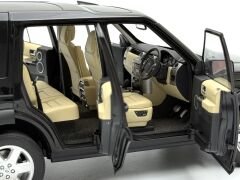 1:18 Land Rover Discovery 3 2005 Black 74802 - Autoart