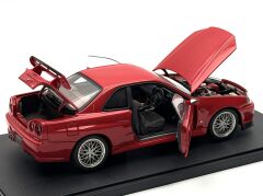 1:18 Nissan Skyline GT-R R34 Active Red Diecast 1000 - Autoart