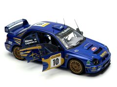 1:18 Subaru Impreza 2002 Monte Carlo Winner Makinen - Autoart