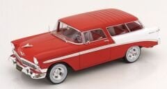 1:18 Chevrolet Bel Air Nomad Custom 1956 Red - KK Scale