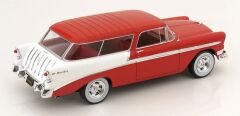 1:18 Chevrolet Bel Air Nomad Custom 1956 Red - KK Scale
