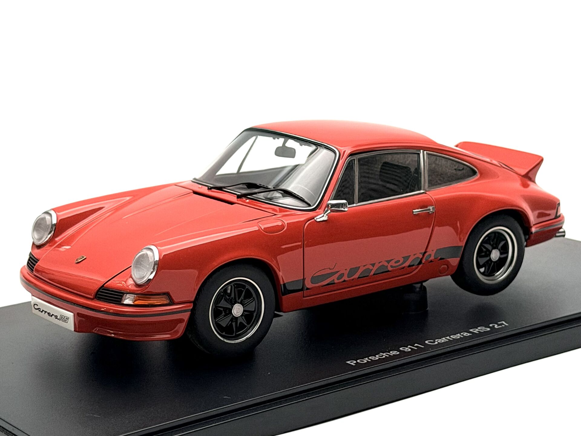 1:18 Porsche 911 Carrera RS 2.7 Orange-Black 1973 - Autoart