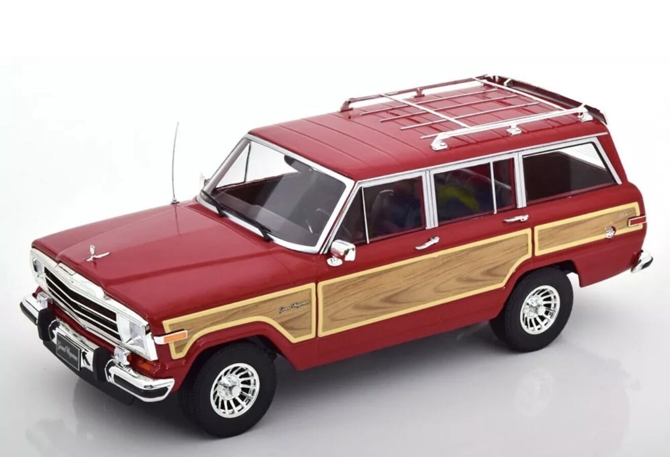 1:18 Jeep Grand Wagoneer 1989 Red - KK Scale