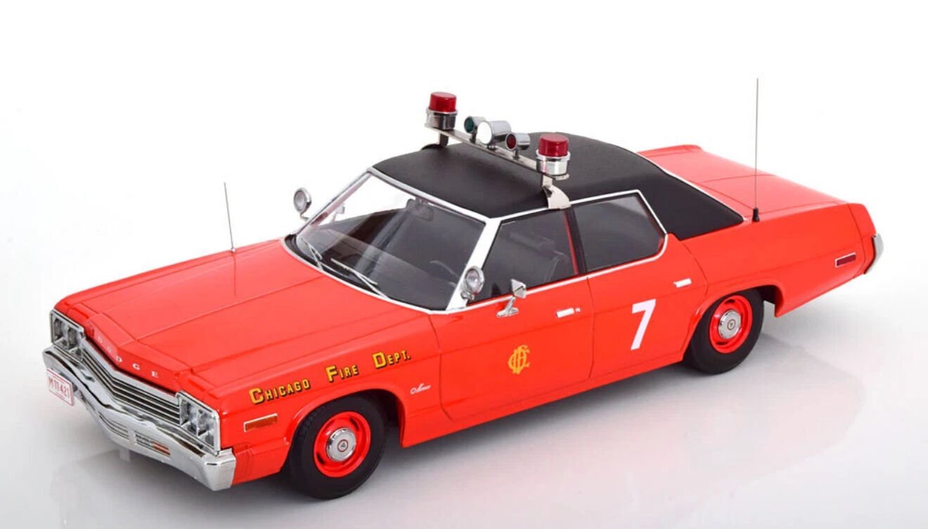 1:18 Dodge Monaco Chicago Fire 1974 - KK Scale