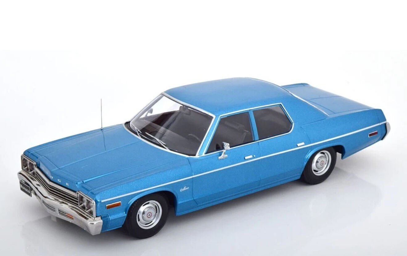 1:18 Dodge Monaco Blue 1974 - KK Scale