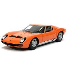 1:18 Lamborghini Miura SV 1971 Silver Wheels - Autoart