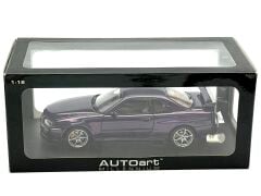 1:18 Nissan Skyline GT-R R34 Midnight Purple - Autoart