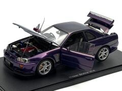 1:18 Nissan Skyline GT-R R34 Midnight Purple - Autoart