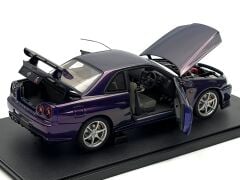 1:18 Nissan Skyline GT-R R34 Midnight Purple - Autoart