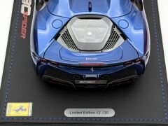 1:18 Ferrari SF90 Spider 1000 HP Closed Roof Elettrico Blue - BBR