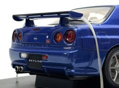 1:18 Nissan Skyline GT-R R34 1999 Blue - Autoart