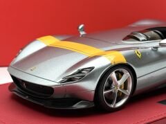 1:18 Ferrari Monza SP1 Paris Auto Show 2018 Silver - BBR