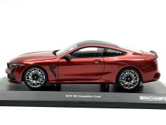 1:18 BMW M8 Competition Coupe 2020 Red Metallic - Minichamps