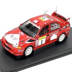 1:18 Mitsubishi Lancer Evo 6 T. Makinen 2000 Monte Carlo Winner - Autoart