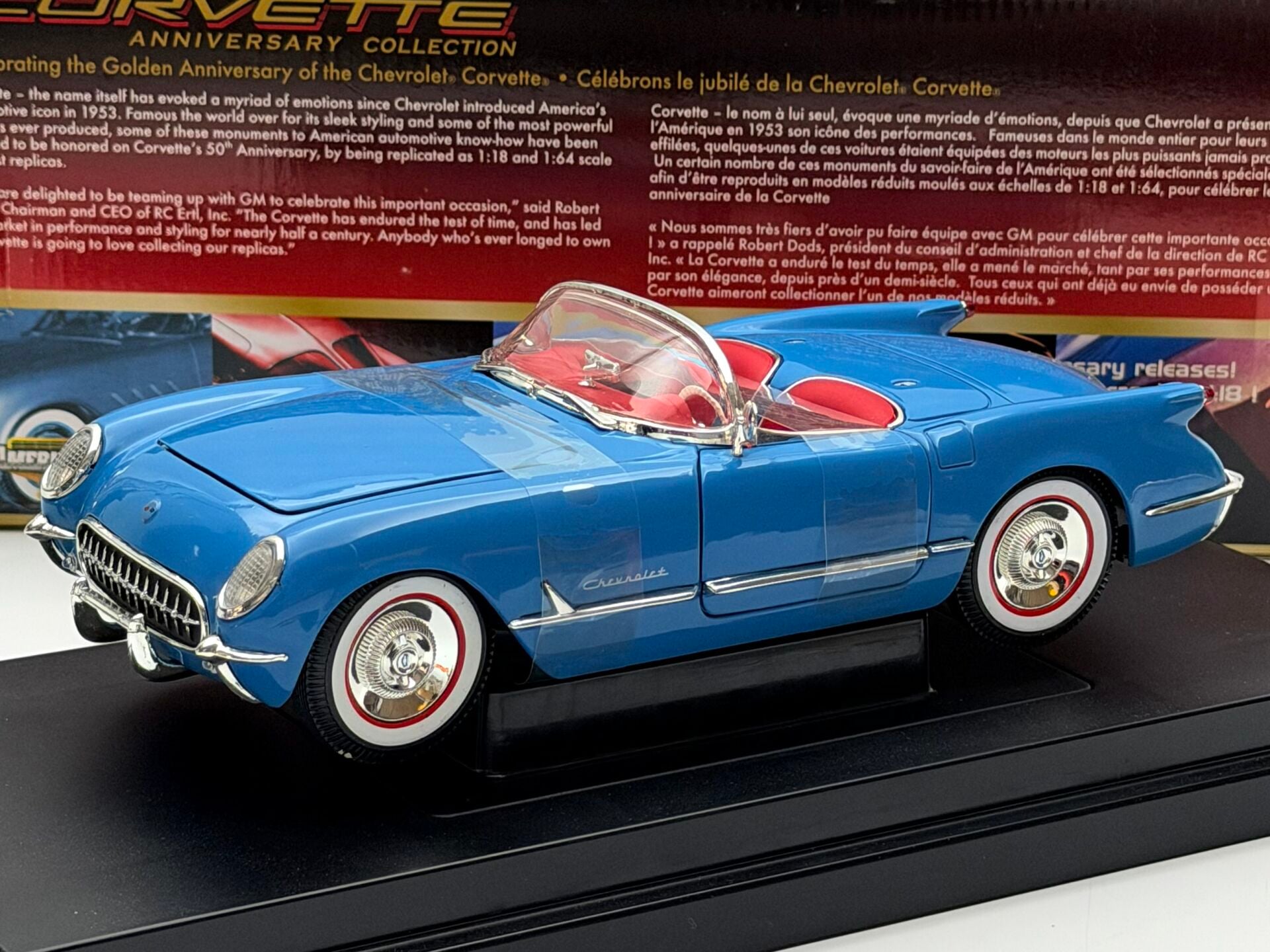 1:18 Chevrolet Corvette C1 1954 Blue - American Muscle ERTL