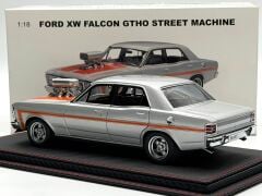 1:18 Ford XW Falcon GTHO Street Machine Silver - Autoart